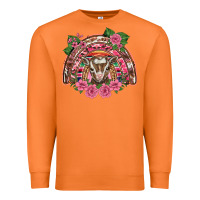 Carrot pink floral baby goat rainbow Premium Sweatshirt - BarkalooDesign