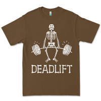 Deadlift Funny Halloween Skeleton Weight Lifting Workout Premium Tee | Teevron