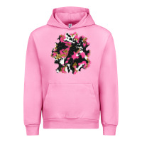 Fuchsia Pink valentine's day cow patches Urban Hoodie - AdoDesignShop
