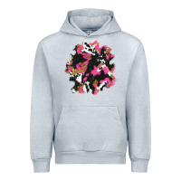 Heather Grey valentine's day cow patches Urban Hoodie - AdoDesignShop