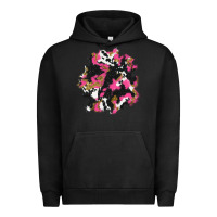 Pigment Black valentine's day cow patches Urban Hoodie - AdoDesignShop