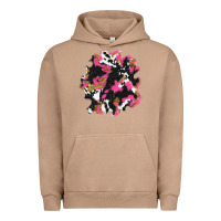Pigment Burro valentine's day cow patches Urban Hoodie - AdoDesignShop