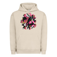 Pigment French Oak valentine's day cow patches Urban Hoodie - AdoDesignShop