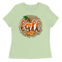 Matcha Fall with Background Ladies Tee - texasbilliewilder