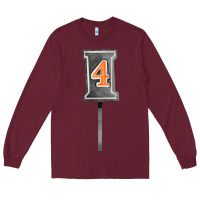 Burgundy marker 4 chain fa element Long Sleeve Tee - FaDigitalArtStudio