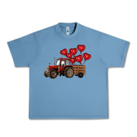 Pebble Blue farm tractor Urban Heavy Tee - RanaPortraitStore