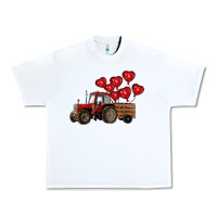 White farm tractor Urban Heavy Tee - RanaPortraitStore