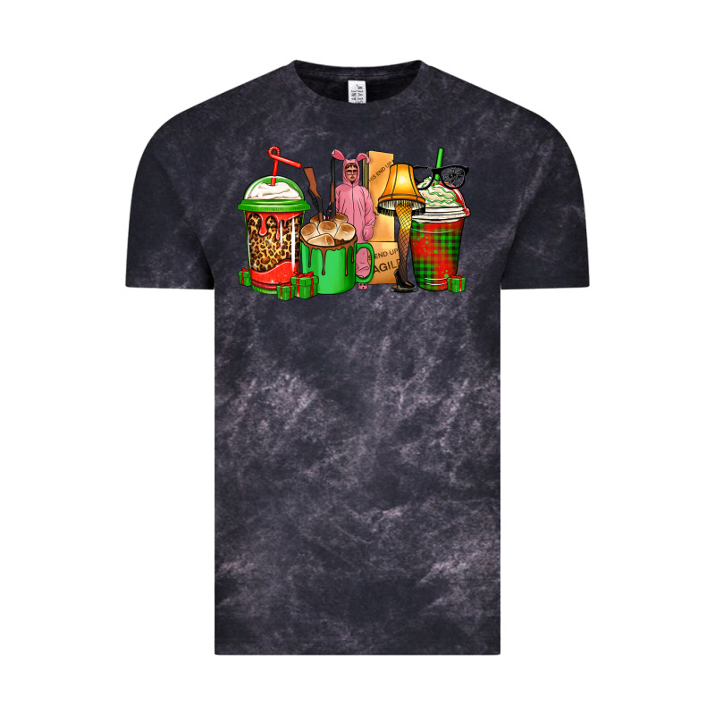 Christmas Movie Coffee Cups Vintage Tee by CowGirlArtShop | Teevron