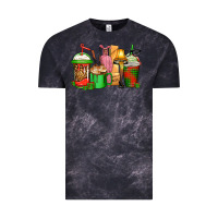 Cloud Black christmas movie coffee cups Vintage Tee - CowGirlArtShop