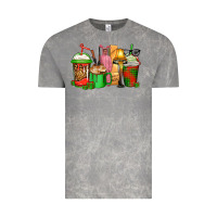 Cloud Rock christmas movie coffee cups Vintage Tee - CowGirlArtShop