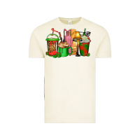 Vintage Arctic christmas movie coffee cups Vintage Tee - CowGirlArtShop