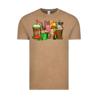 Vintage Coffee christmas movie coffee cups Vintage Tee - CowGirlArtShop