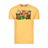 Vintage Mustard christmas movie coffee cups Vintage Tee - CowGirlArtShop