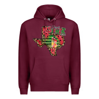 Burgundy sweet summer time texas Premium Hoodie - CowhideDigitalArt