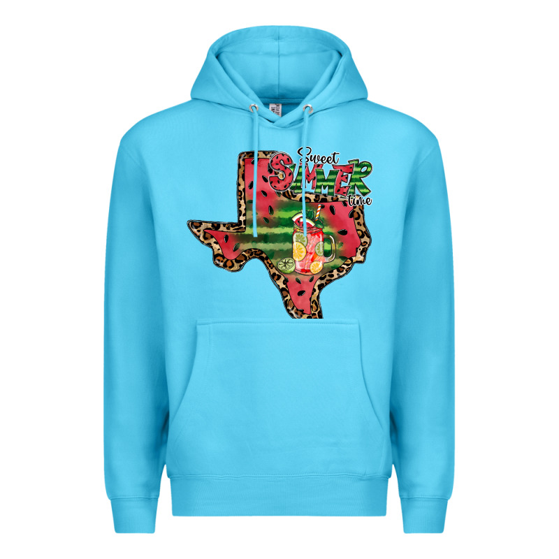 Sweet Summer Time Texas Premium Hoodie by CowhideDigitalArt | Teevron