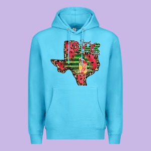 Sweet Summer Time Texas Premium Hoodie Designed By Cowhidedigitalart