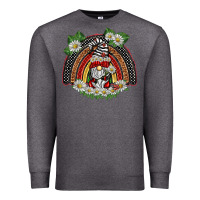 Charcoal Heather ladybuy gnomies rainbow Premium Sweatshirt - BarkalooDesign