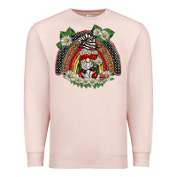 Pale Pink ladybuy gnomies rainbow Premium Sweatshirt - BarkalooDesign
