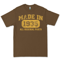 Cacao Made in 1935 87th Birthday Gifts 87 Year old Birthday T-Shirt Premium Tee - longCreatives