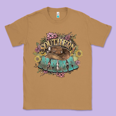 Southern Nana Western Flowers Classic Tee Designed By Howdyjamesfarm