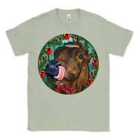 Matcha Longhorn Cow Christmas Classic Tee - RanaPortraitStore