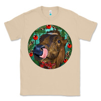 Mushroom Longhorn Cow Christmas Classic Tee - RanaPortraitStore