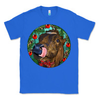 True Royal Longhorn Cow Christmas Classic Tee - RanaPortraitStore