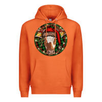 Carrot Longhorn Cow Christmas Premium Hoodie - RanaPortraitStore