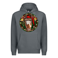 Rock Longhorn Cow Christmas Premium Hoodie - RanaPortraitStore