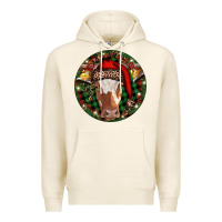 Tofu Longhorn Cow Christmas Premium Hoodie - RanaPortraitStore