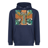 Navy she is strong tumbler Heavyweight Hoodie - BarkalooDesign