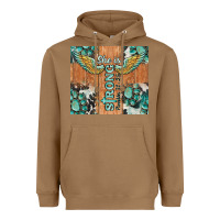 Toasted Coconut she is strong tumbler Heavyweight Hoodie - BarkalooDesign