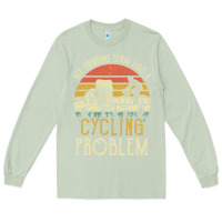 Matcha my drinking team has a cycling problem cotton t shirt funny dad gift c Long Sleeve Tee - longCreatives