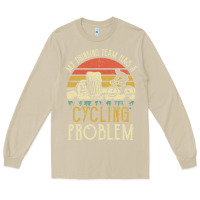 Mushroom my drinking team has a cycling problem cotton t shirt funny dad gift c Long Sleeve Tee - longCreatives