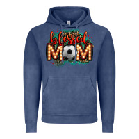 Vintage Denim blessed soccer mom lightbulb letters Vintage Hoodie - OliviaCreatesArt