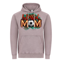 Vintage Zinc blessed soccer mom lightbulb letters Vintage Hoodie - OliviaCreatesArt