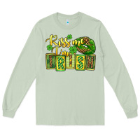 Matcha St. Patrick's Kiss me i am irish Long Sleeve Tee - OliviaCreatesArt
