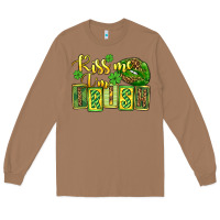 Toasted Coconut St. Patrick's Kiss me i am irish Long Sleeve Tee - OliviaCreatesArt