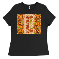 Fall Pumpkin Junkie Ladies Tee | Teevron