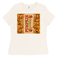 Bone Fall Pumpkin Junkie Ladies Tee - texasbilliewilder