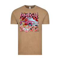 Vintage Coffee Loads of love Valentine's Day truck Vintage Tee - HowdyJamesFarm