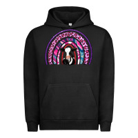 Pigment Black rainbow cow Urban Hoodie - AdoDesignShop