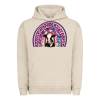 Pigment French Oak rainbow cow Urban Hoodie - AdoDesignShop