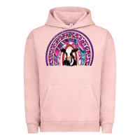 Pigment Salmon rainbow cow Urban Hoodie - AdoDesignShop