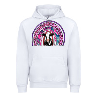 White rainbow cow Urban Hoodie - AdoDesignShop