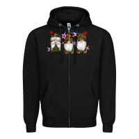 Black military gnomes star Zipper Hoodie - Artiststas