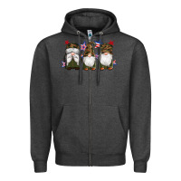 Military Gnomes Star Zipper Hoodie | Teevron