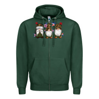 Sports Green military gnomes star Zipper Hoodie - Artiststas
