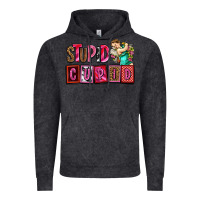 Vintage Black stupid cupid with cupid olivia Vintage Hoodie - OliviaCreatesArt