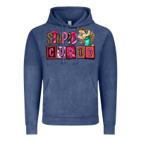 Vintage Denim stupid cupid with cupid olivia Vintage Hoodie - OliviaCreatesArt